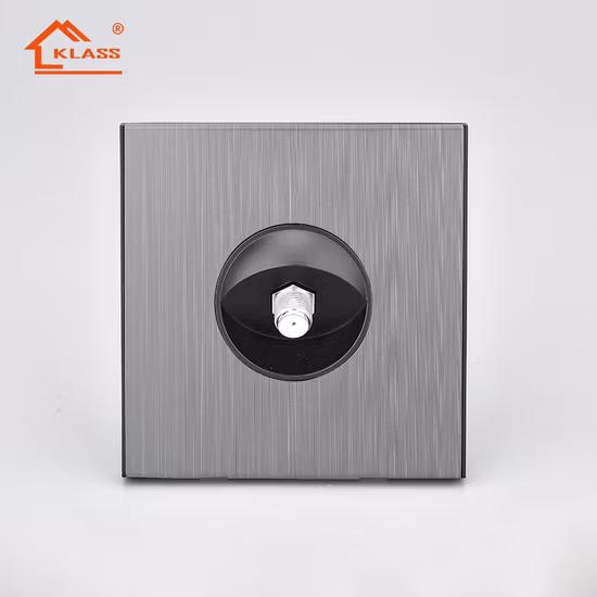 Interruttore elettrico domestico in acrilico per PC Big Board, presa USB britannica, interruttore a parete e presa